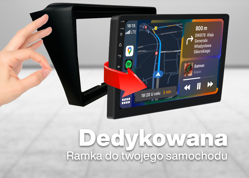 Radio samochodowe VORDON HX-100 - dedykowana ramka