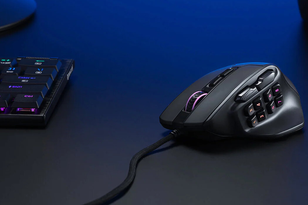 Mysz REDRAGON Aatrox M811 RGB gracze gaming RGB przyciski uniwersalność kabel bateria nanoodbiornik