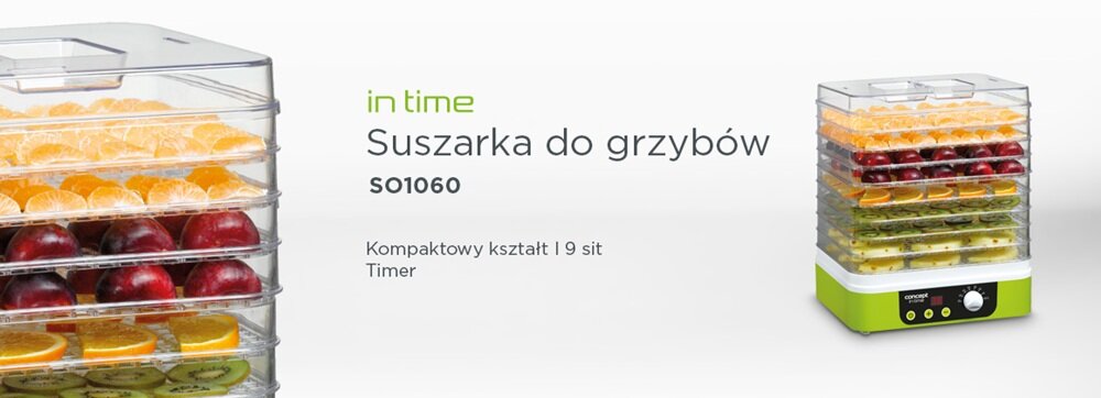 Suszarka spożywcza CONCEPT SO-1060 kv początek opisu