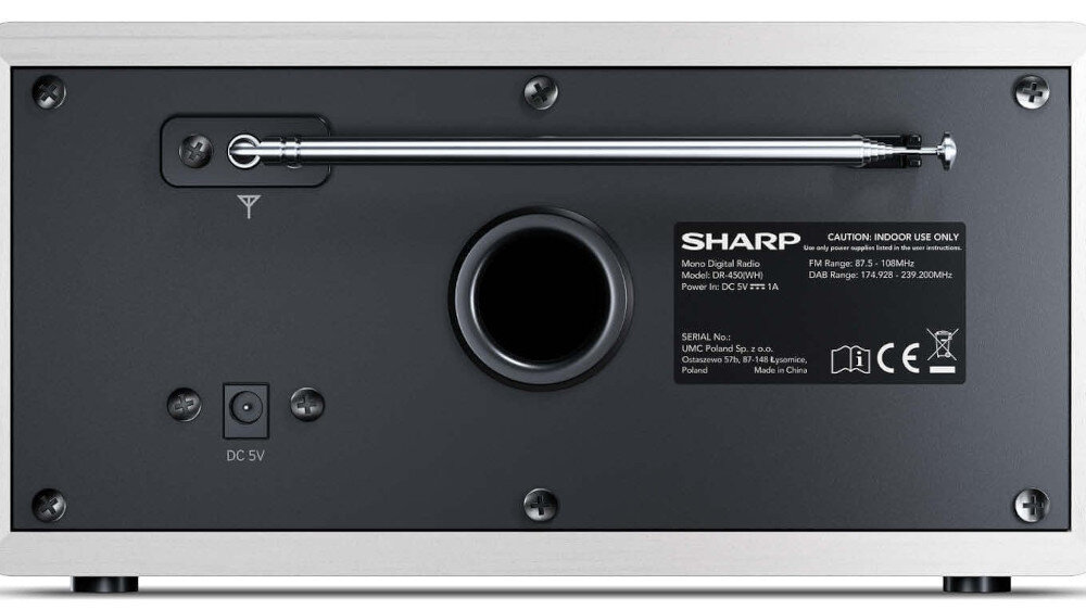 Radio SHARP DR-450 - personalizacja