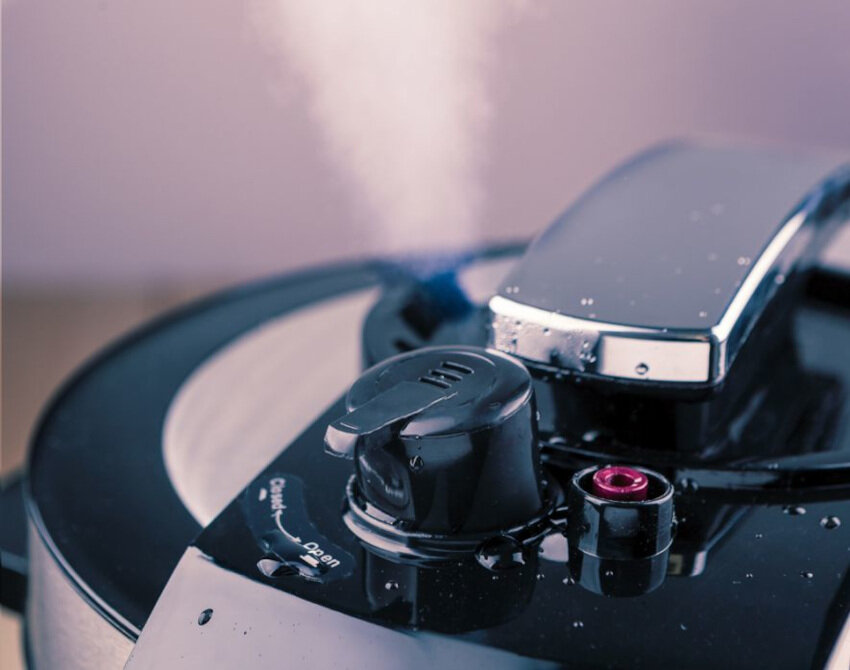 Szybkowar ELDOM SW500 Perfect Cook zawor bezpieczenstwa parowego wskaznik cisnienia wyposazenie