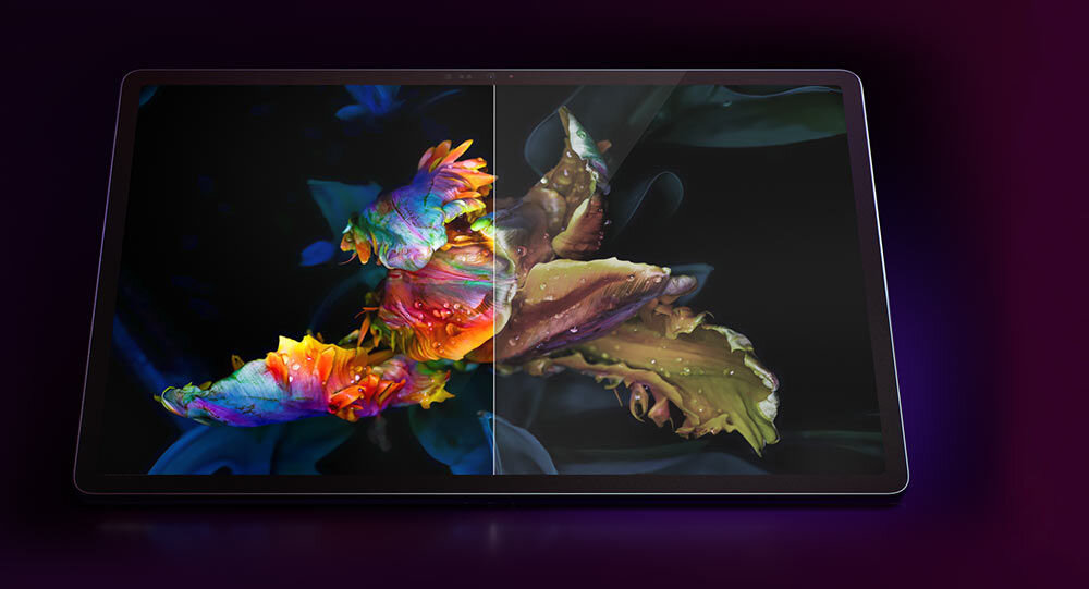 Tablet LENOVO Yoga Tab Plus TB520FU 12.7 16/512 GB Wi-Fi Niebieski + Rysik + Klawiatura ekran z żywymi kolorami bez refleksów oddanie kolorów 100%