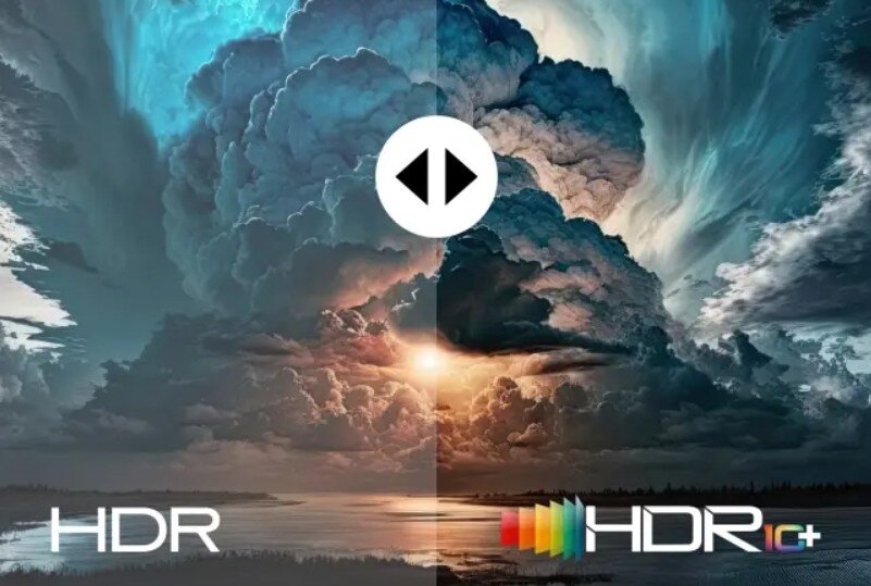 Telewizor PANASONIC TV-65W85BEZ Dolby Vision HLG HDR10 HDR10+ automatyczne dopasowanie kolorów, obraz pokazany z funkcją hdr10plus oraz hdr