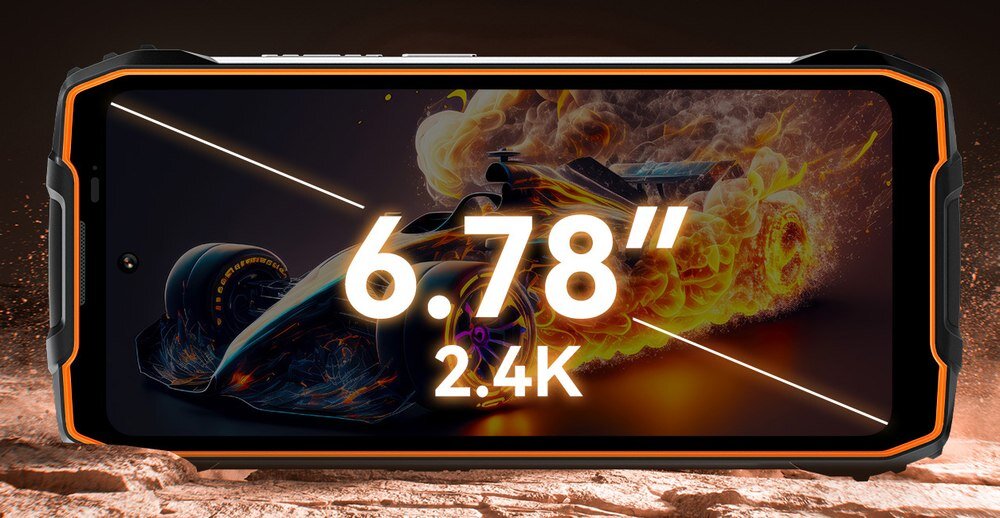 Smartfon OSCAL Pilot 3 Wyświetlacz FHD+ o przekątnej 6,78 cala i rozdzielczości 2460 × 1080 pikseli Corning Gorilla Glass 5 