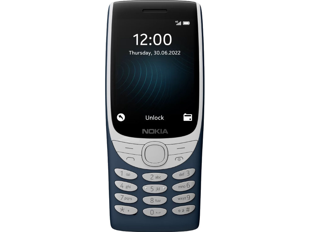 Telefon NOKIA 8210 4G dźwiękowi wyświetlaczowi interfejsowi odtwarzacz MP3 bezprzewodowe radio FM