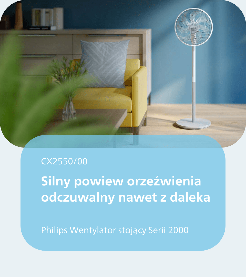 Wentylator stojący Philips CX2550/00 w Media Expert Wentylator stojący Philips CX2550/00 w Media Expert