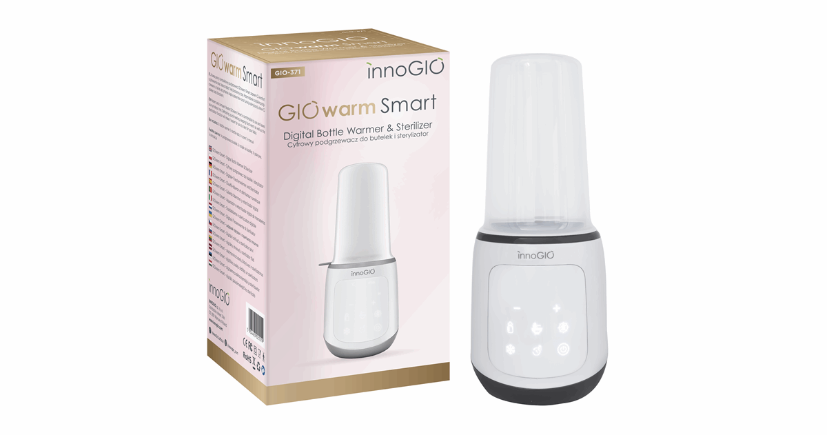 5 trybów pracy podgrzewacza i sterylizatora Innogio GIOwarm Smart