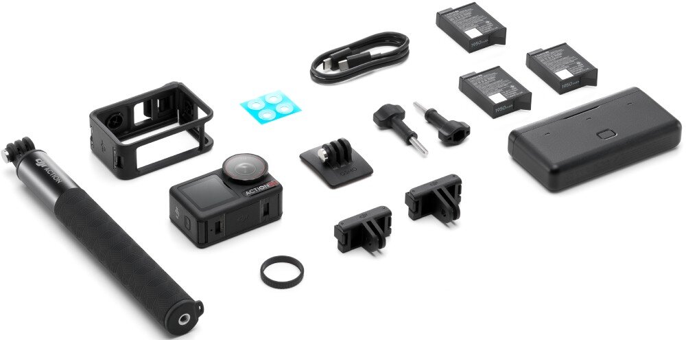 Kamera sportowa DJI Osmo Action 5 Pro Adventure Combo zestaw akcesoria
