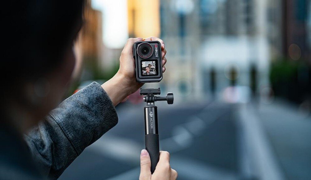 Kamera sportowa DJI Osmo Action 5 Pro Adventure Combo dźwięk mikrofony nagrywanie stereo