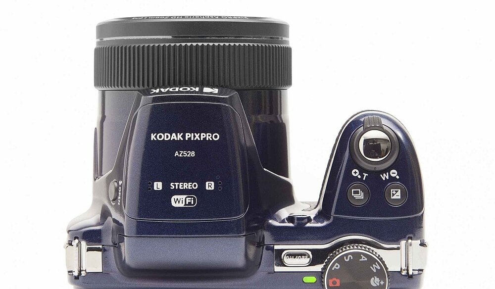 Aparat KODAK AZ528 rozdzielczość bateria stabilizacja zoom af przysłona obiektyw makro ogniskowa 