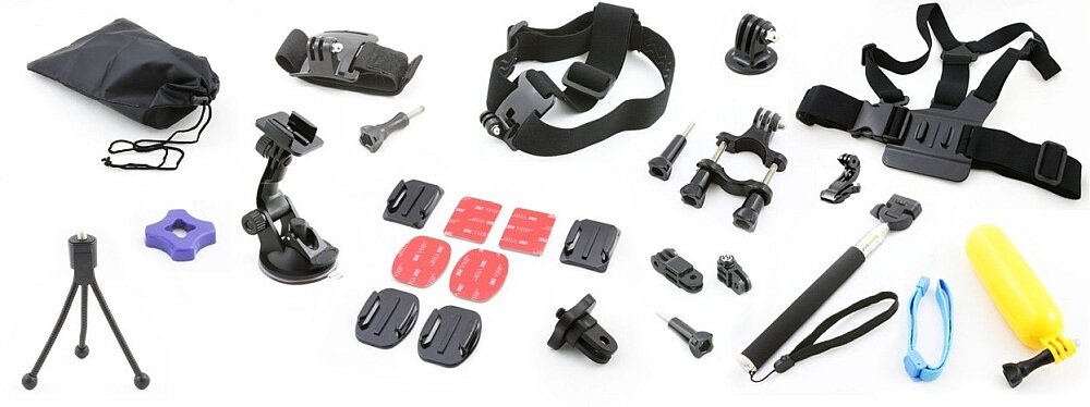 Zestaw XREC do GoPro Classic Set fotografia filmowanie zdjęcia filmy akcesoria pasek montaż  