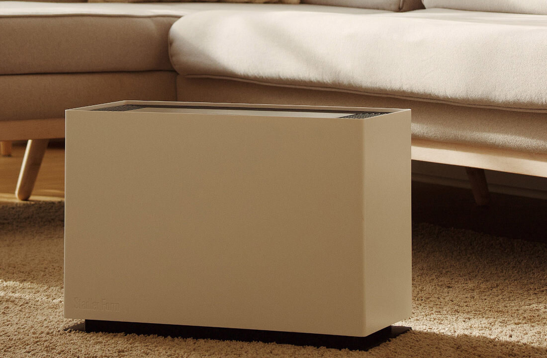 Nawilżacz ewaporacyjny STADLER FORM Noah Pro Biały Moc i precyzja powierzchnia nawilżenie do 1,45 litra wody na godzinę zdrowy mikroklimat dla całej rodziny