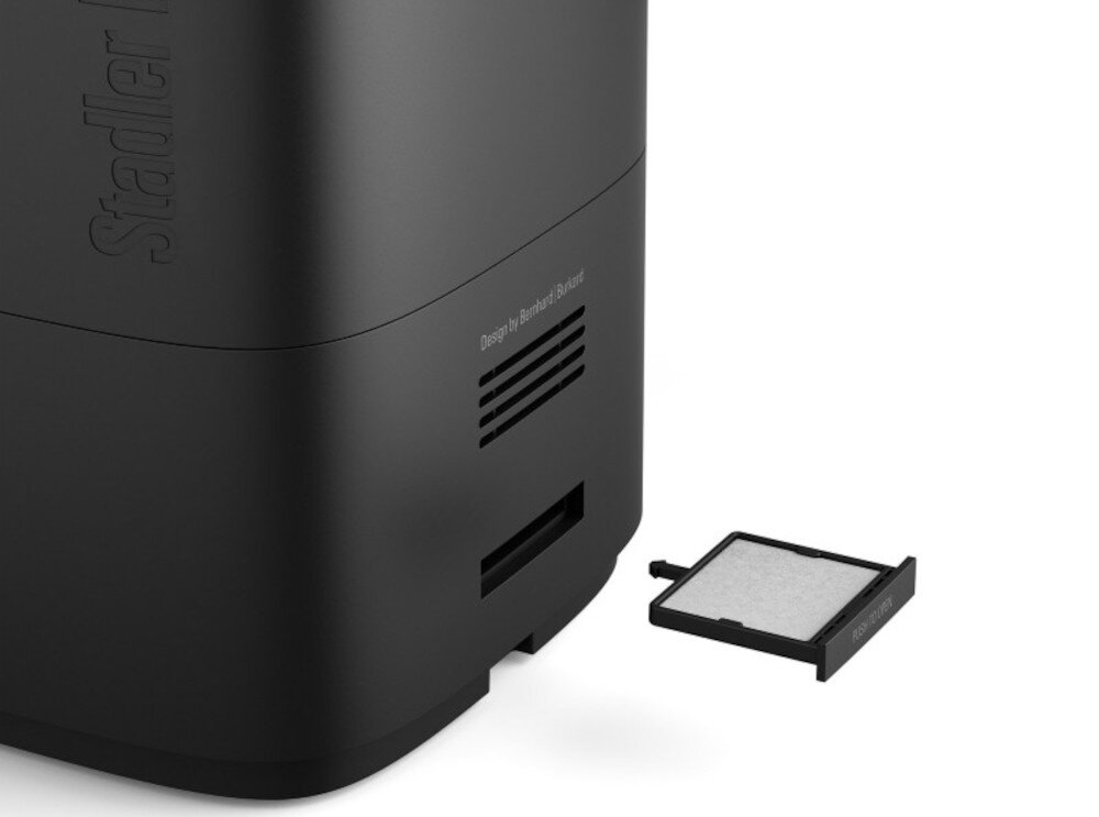 Nawilżacz ultradźwiękowy STADLER FORM Oliwier Czarny Relaksująca aromaterapia pojemnik na olejki eteryczne zapach stmoafera