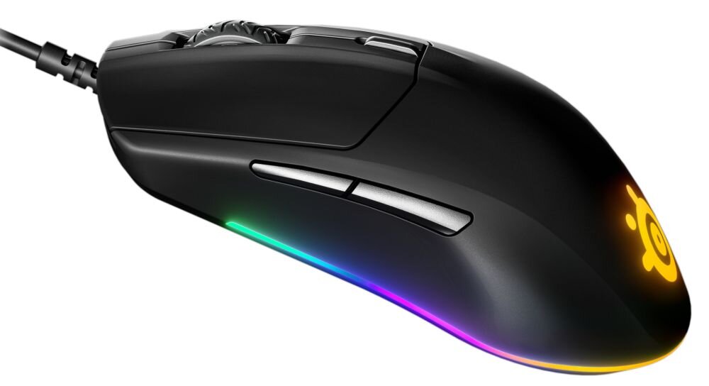 Mysz STEELSERIES Rival 3  czułość przyciski łączność soft budowa wygoda