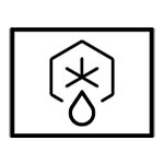 Szybkie rozmrażanie potraw zaprezentowane za pomocą ikonki