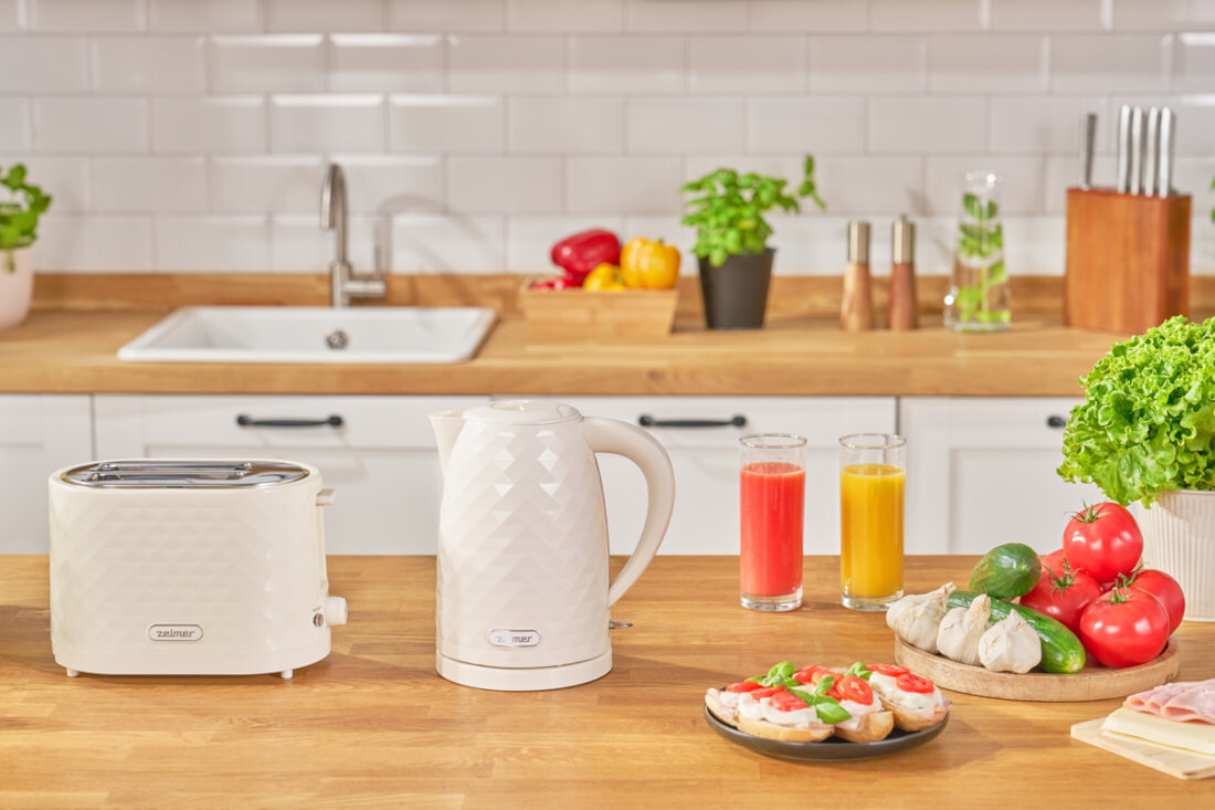 Toster ZELMER ZTS7632F Estetyczne wzornictwo zachwyca designem i funkcjonalnością estetyczne wzornictwo i elegancki kolor