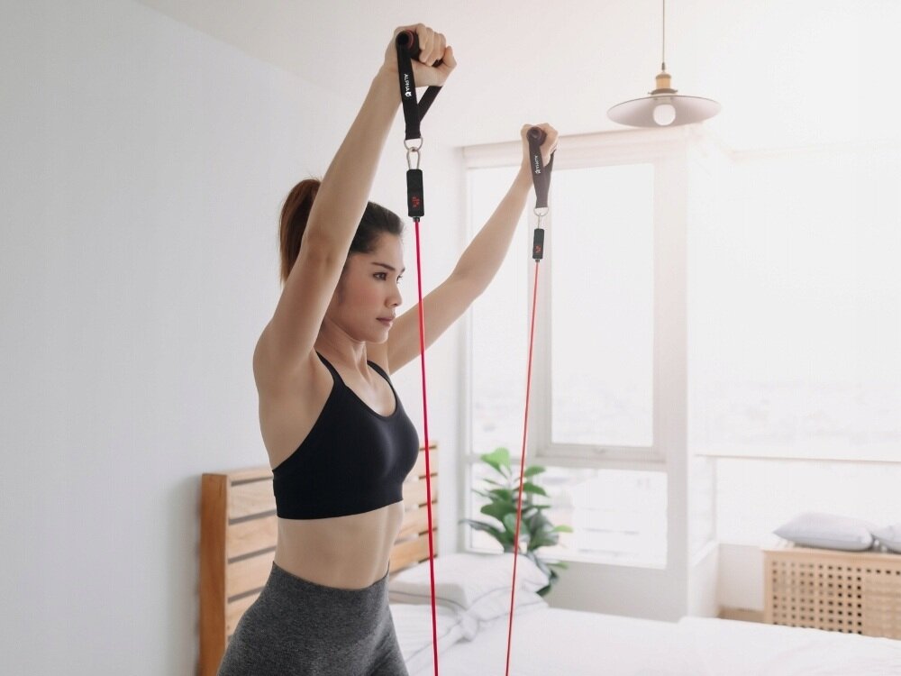 Zestaw gum do ćwiczeń ALPHA XPB-01 szerszy zakres ćwiczeń, skuteczny trening, precyzyjne wykonanie ćwiczeń