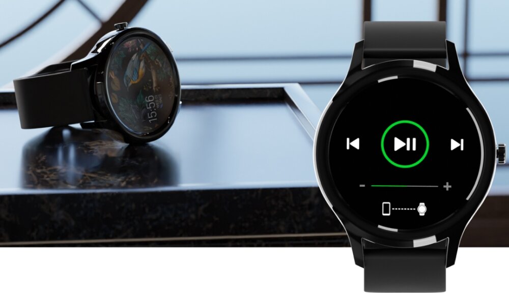 Smartwatch FOREVER Forevive 3 SB-340 ekran bateria czujniki zdrowie sport pasek ładowanie pojemność rozdzielczość łączność sterowanie krew puls rozmowy smartfon aplikacja