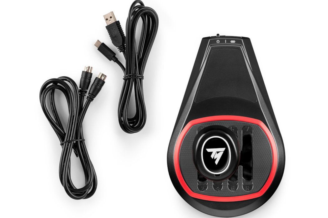 Drążek zmiany biegów THRUSTMASTER TH8S Shifter Add-On realizm reakcja szybkość wygoda NASCAR wyposażenie solidność wykonanie