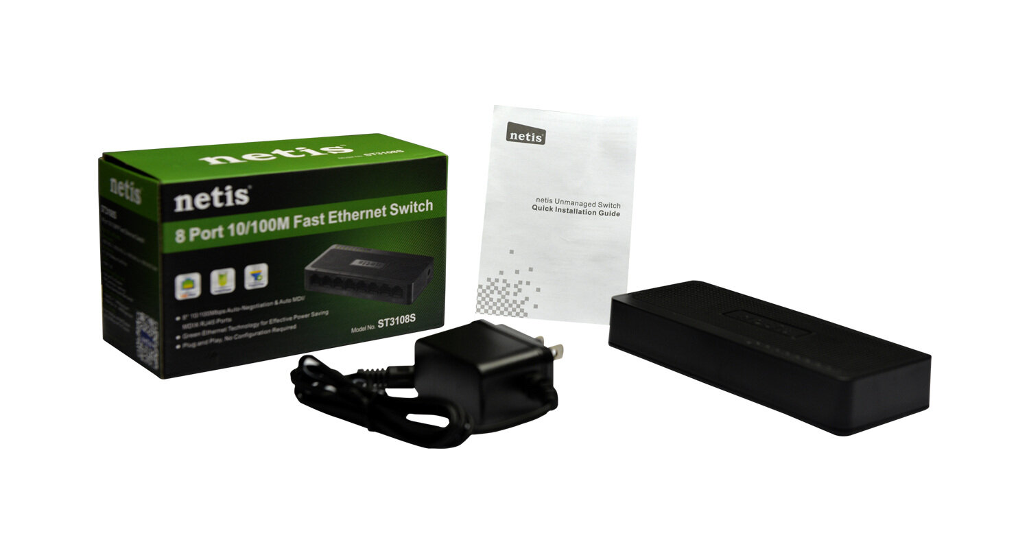 Switch NETIS ST3108S - funckjonalnosc
