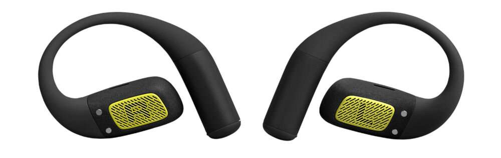 JBL Endurance Zone akumulatory litowo-jonowe czas ładowania 2 godziny etui, słuchawki od frontu na białym tle