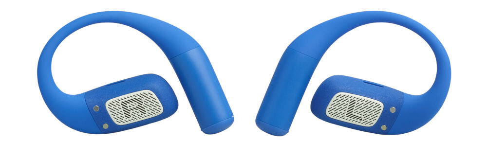 JBL Endurance Zone akumulatory litowo-jonowe czas ładowania 2 godziny etui, słuchawki od frontu na białym tle