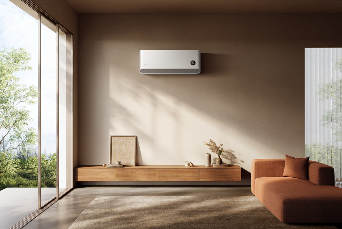 Klimatyzator Split, Pompa ciepła powietrze - powietrze XIAOMI Mijia Air Conditioner Pro Eco 3.5 kW ASH-12WO / N1C3-EU Cicha praca i pełna kontrola cicha praca możliwości sterowania za pomocą aplikacji mobilnej, pilota lub komend głosowych kontrola działanie funkcja oscylacji i automatycznej regulacji przepływu powietrza