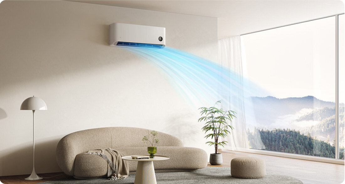 Klimatyzator Split, Pompa ciepła powietrze - powietrze XIAOMI Mijia Air Conditioner Pro Eco 3.5 kW ASH-12WO / N1C3-EU Wydajne chłodzenie i ogrzewanie powierzchnia zakres komfort cieplny ssytem inwerterowy wymiary