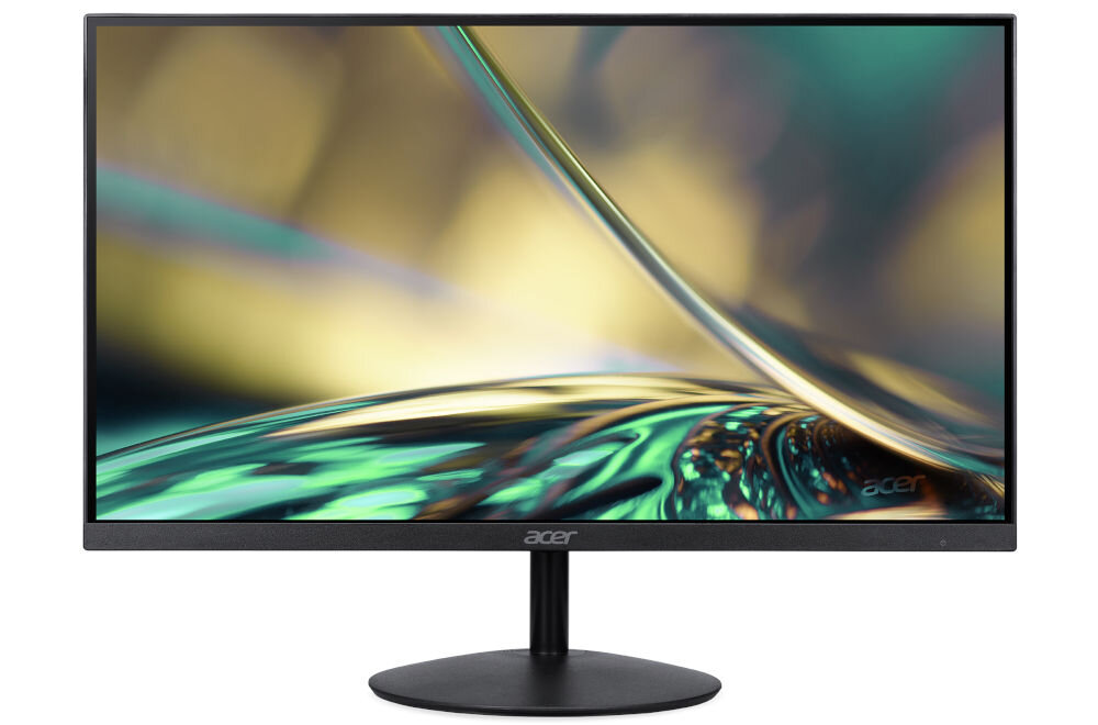 Monitor ACER SA322QUEBMIPX 31.5 cala 2560x1440px IPS 100Hz 1 [VRB] prezentacja monitora od przodu na białym tle matowa powłoka ComfyView refukcja odbicia światła z otoczenia ograniczenie refleksów