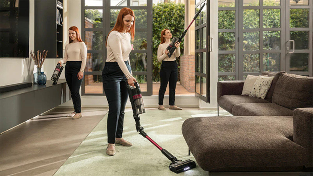 Odkurzacz HOOVER HF1P10HX 011 wygląd design tło prezentacja wizualizacja Komfort każdego dnia<