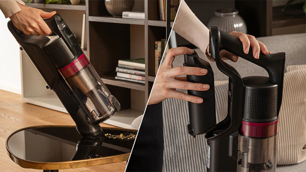 Odkurzacz HOOVER HF1P10HX 011 Czyste powietrze Technologia Single Cyclone oddziela kurz i alergeny pojemnik pojemność opróżnianie