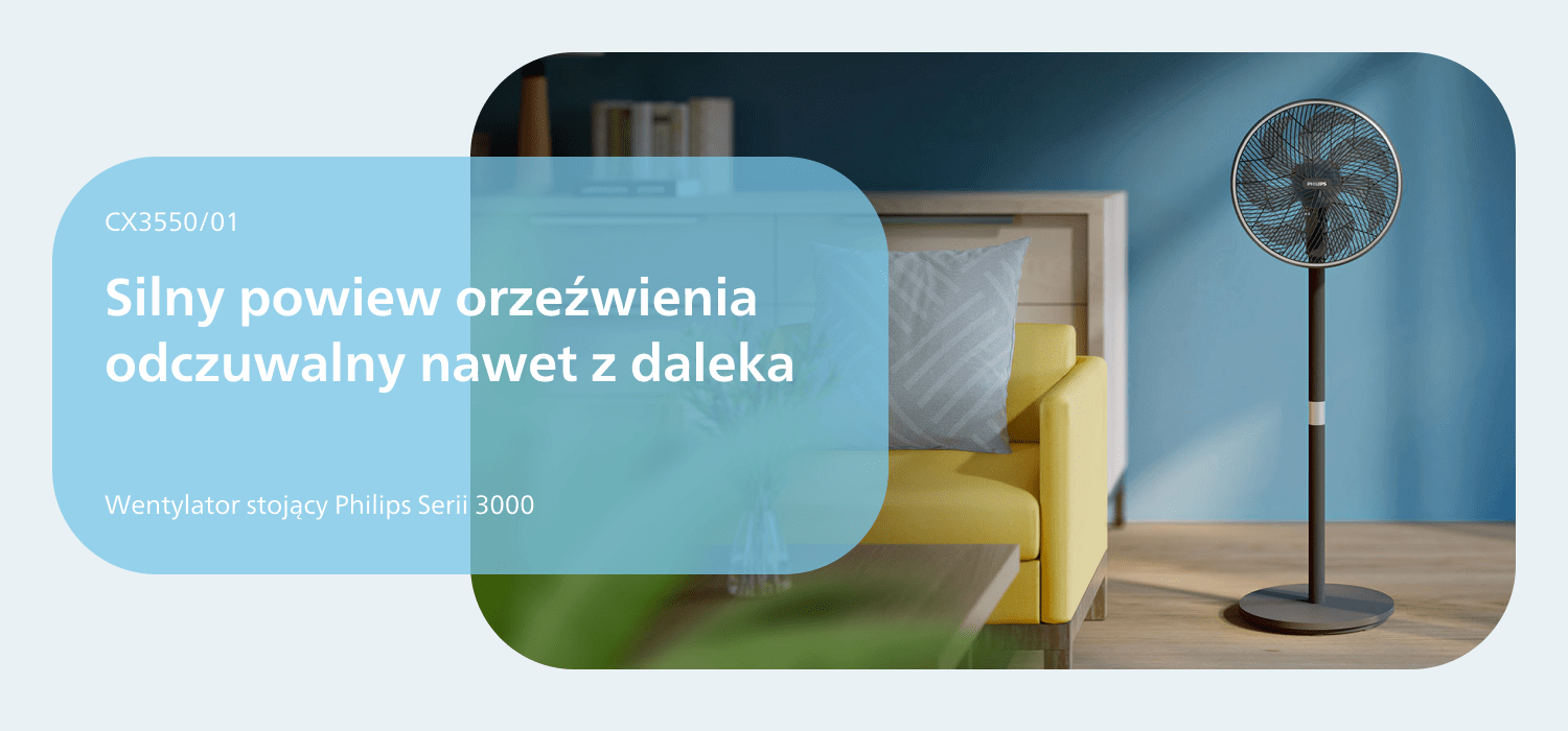 Philips Wentylator stojący Seria 3000 w Media Expert Philips Wentylator stojący Seria 3000 w Media Expert