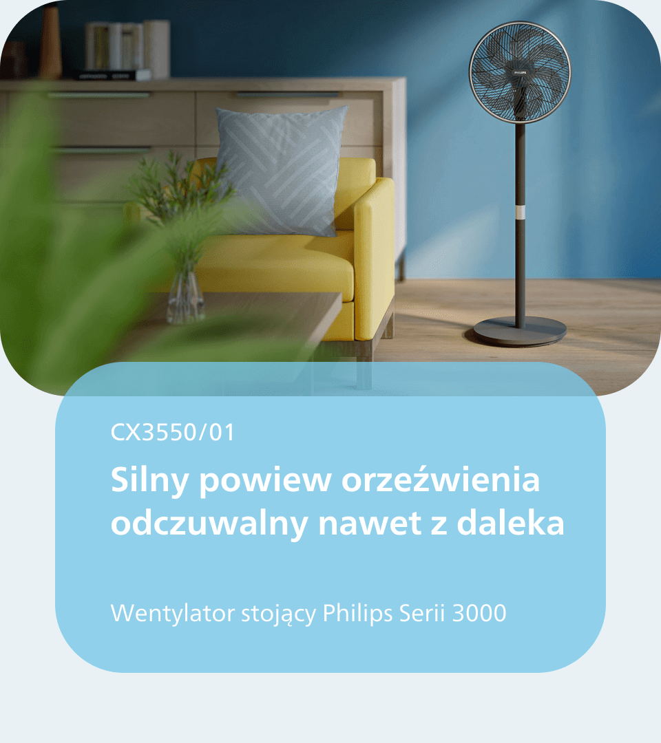 Philips Wentylator stojący Seria 3000 w Media Expert Philips Wentylator stojący Seria 3000 w Media Expert