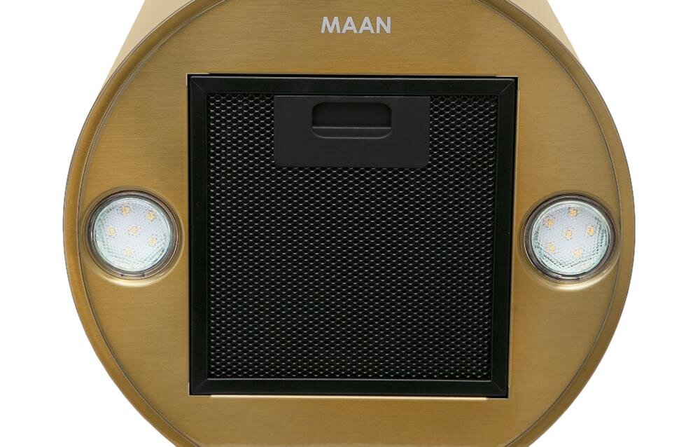 MAAN Elba 39 okap regulacja prędkość skokowa gotowanie pochłanianie opary zapachy oświetlenie led