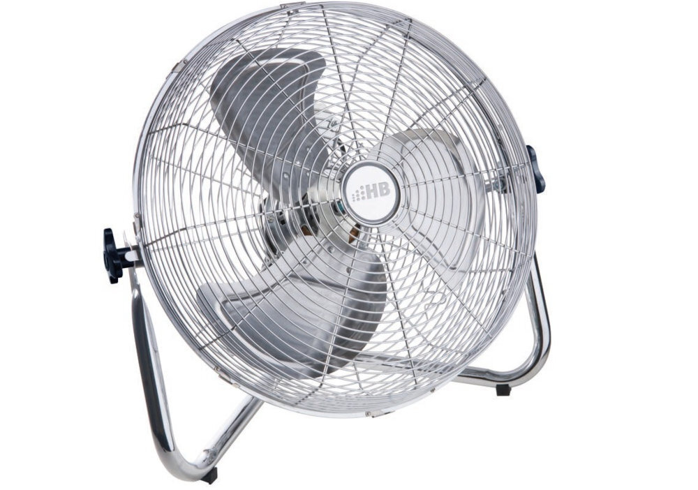 Wentylator HB AC4540S instrukcja obslugi w jezyku polskim antyposlizgowa podstawa trzystopniowa regulacja predkosci srednica smigla kolor wykonanie regulacja kata nachylenia moc silnika 