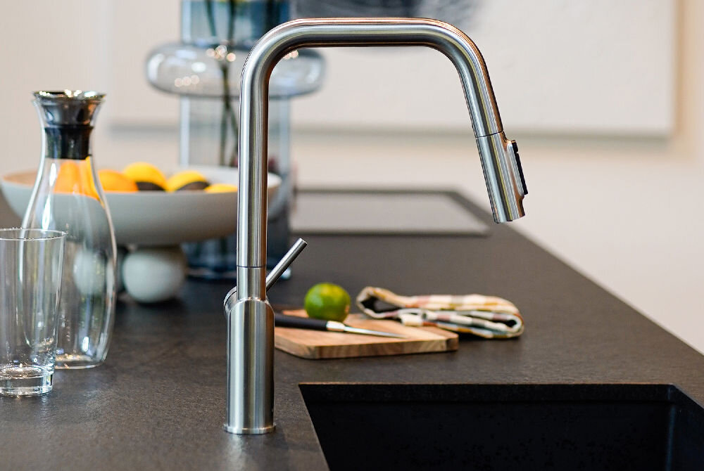 Bateria KFA ARMATURA Duero Pure Style 6623-315-31 z filtrem Złoto szczotkowane montaż łatwa wymiana