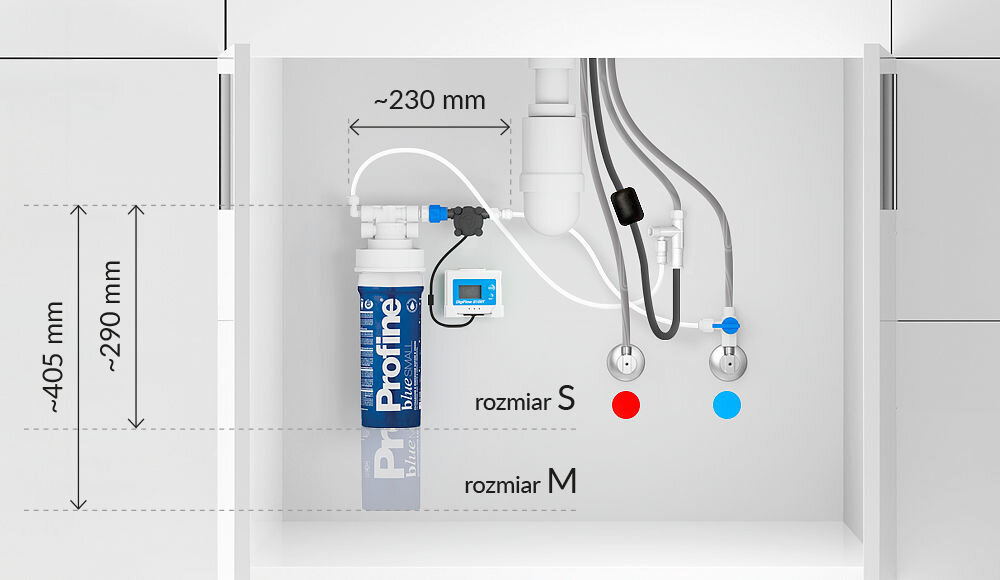 Bateria KFA ARMATURA Duero Pure Style 6623-315-31 z filtrem Złoto szczotkowane filtr 5 mikronów wydajność trwałość