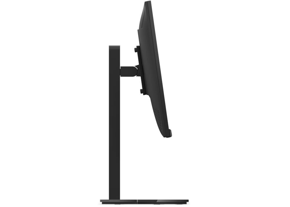 Monitor LENOVO Legion 25-10 24.5 cala 1920x1080px IPS 320Hz 0.5 [MPRT] prezentacja monitora od boku na białym tle szeroki zakres regulacji pivot slot Kensington Lock