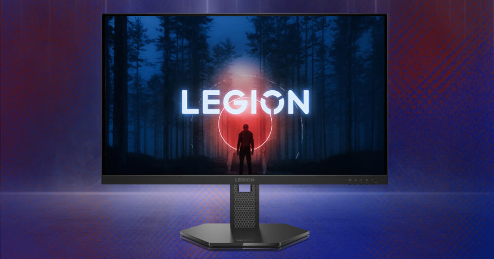 Monitor LENOVO Legion 27-10 27 cali 1920x1080px IPS 240Hz 0.5 [MPRT] 	
					prezentacja monitora na fioletowym tle z gradientem na ekranie napis legion postać stojąca w lesie
					AMD FreeSync Premium VESA Adaptive Sync eliminacja efektu rozrywania bez zakłóceń