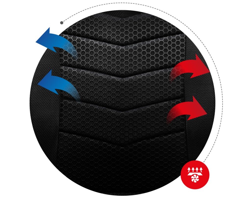 Fotel HUZARO Force 2.5 ergonomiczny układ kostny podparcie