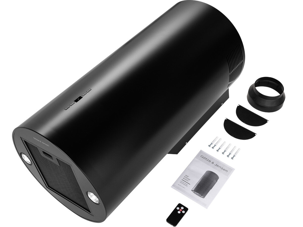 OKAP GOTZE & JENSEN WH701KS opakowanie zawartość zestaw okap pilot dokumentacja