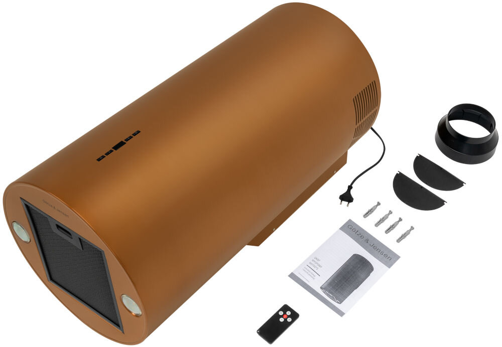 OKAP GOTZE & JENSEN WH701MS opakowanie zawartość zestaw okap pilot dokumentacja