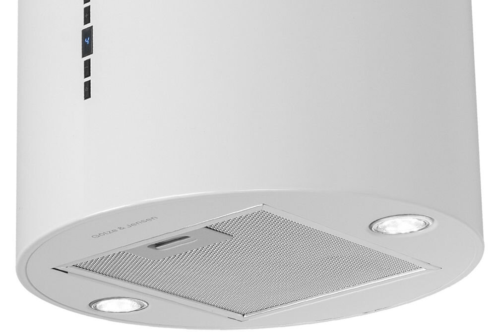 OKAP GOTZE & JENSEN WH701WS bok filtr kolor czarny 2 punkty światła Tryb pochłaniacza i wyciągu wentlacja filtr węglowy osobno