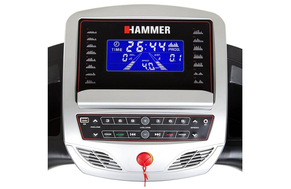 Bieżnia elektryczna HAMMER Race runner 2200i 22 programy treningowe do treningu biegowego