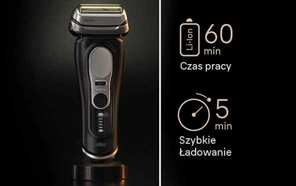 Maszynka do włosów z wyświetlaczem pokazującym różne ustawienia cięcia.