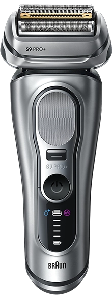 Golarka Braun Series 9 Pro+ z detalami w złotym kolorze, stylowa i wydajna, stworzona z myślą o precyzyjnym goleniu.