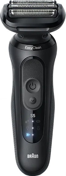 Golarka Braun Series 5 52-N7200cc z detalami w złotym kolorze, stylowa i wydajna, stworzona z myślą o precyzyjnym goleniu.