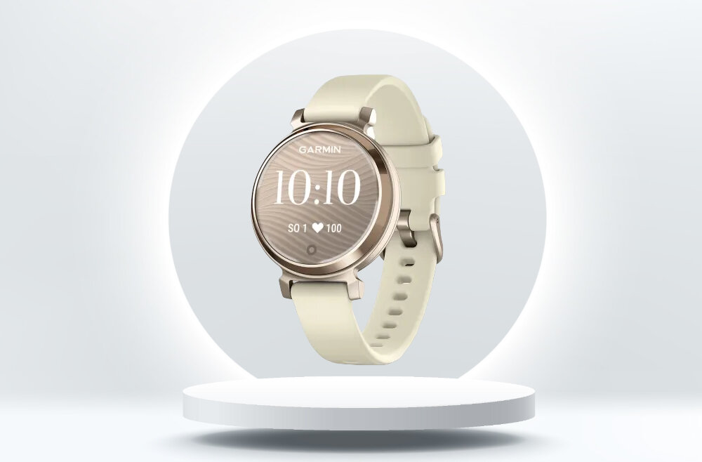 Smartwatch GARMIN Lily 2 ekran bateria czujniki zdrowie sport pasek ładowanie pojemność rozdzielczość łączność sterowanie krew puls rozmowy smartfon aplikacja