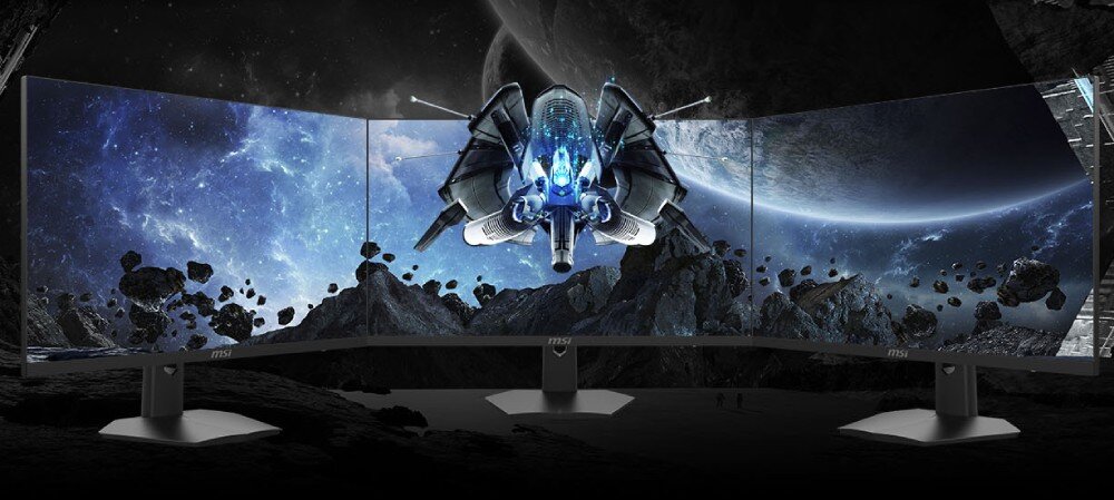 Monitor MSI G244F E2 23.8 1920x1080px IPS 180Hz 1 ms ramka konstrukcja kąty widzenia