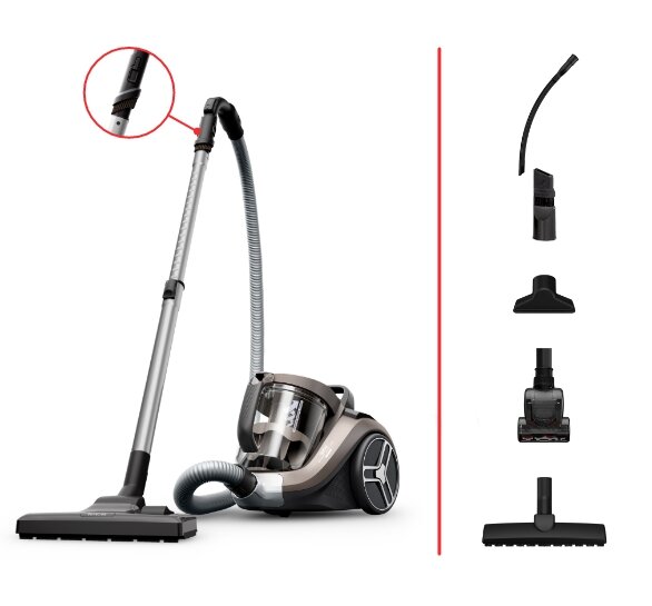 Odkurzacz bezworkowy Compact Power XXL Total Clean TW4B70